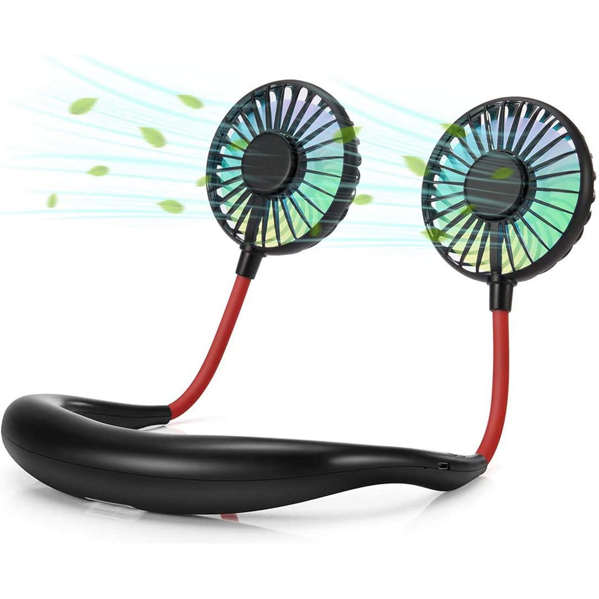 Portable Neck Fan Mini USB Personal Fan With 3 Air Flow Levels