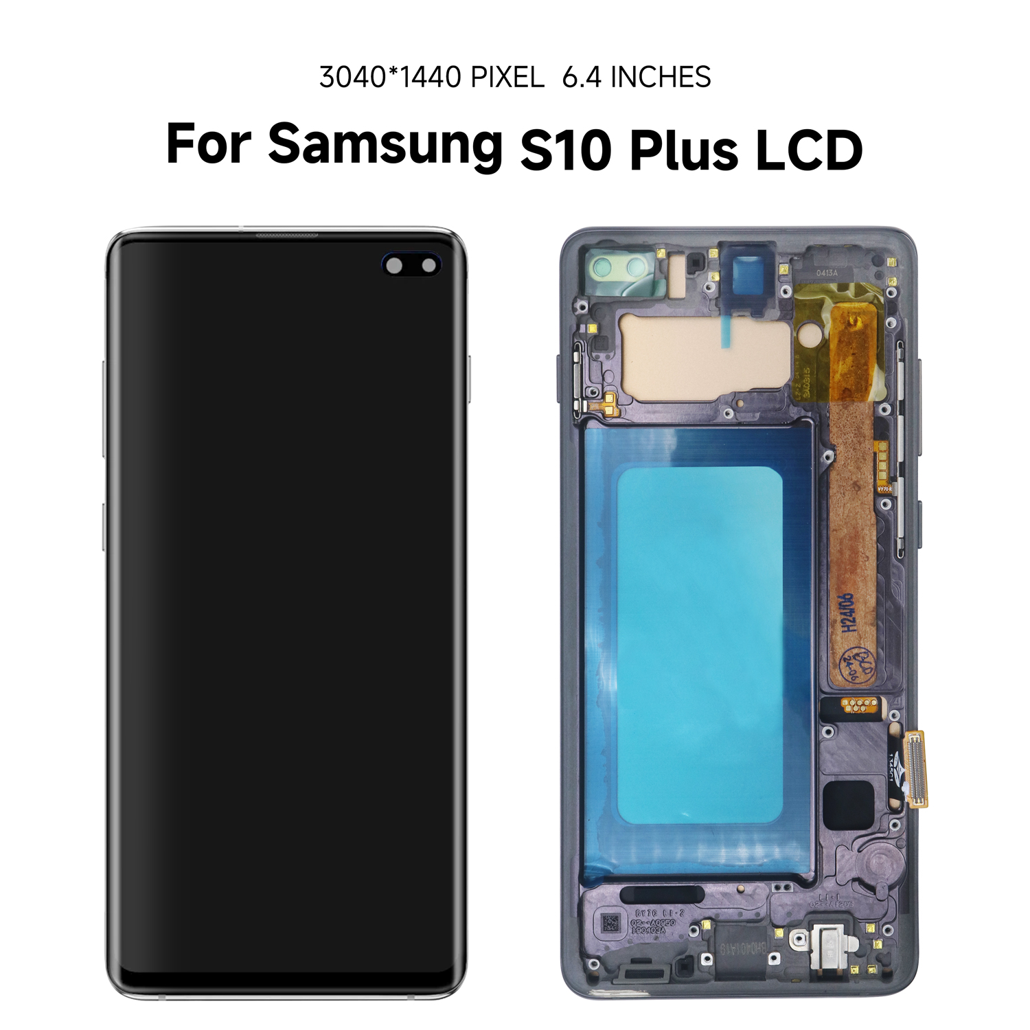 HOT Tested S10 Plus LCD with frame for SAMSUNG S10+ G975 G975F/DS Display Touch Screen Digitizer Assembly Replacement