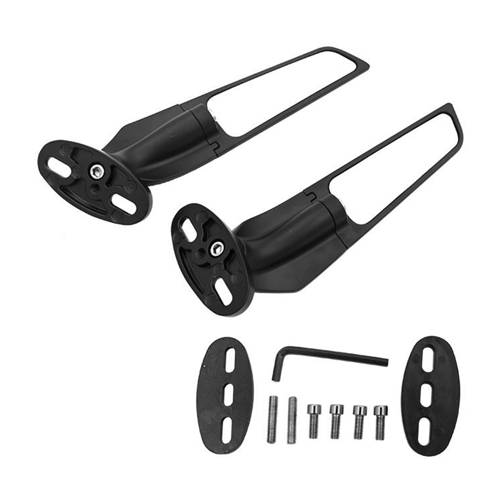 NAMUNY Motorcycle Mirrors Modified Wind Wing Adjustable Rotating Rearview Mirror for R15 R25 R3 R1 R1S R6 R6S V2 V3