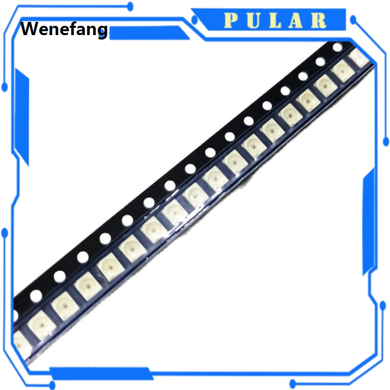 Wenefang 5PCS LSE6SF LS E6SF 3528 SUPER RED SMD LED PLCC-4 633nm 2.15v 50mA Profesional PLR 1570mcd Light Beads Lamps LS E6SF-V2BA-1 Common Cathode