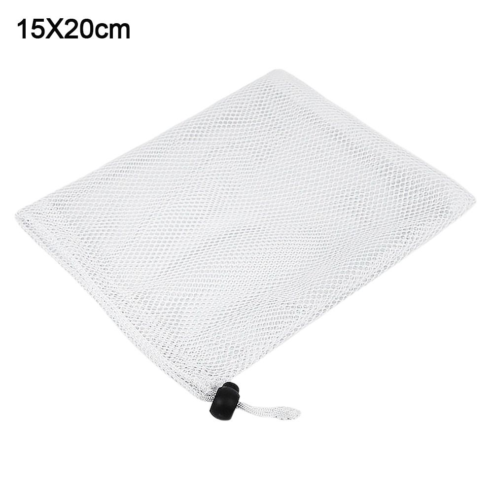 Travel Nylon Home Stuff Sack Storage Bag Laundry Bag Mesh Drawstring Bag