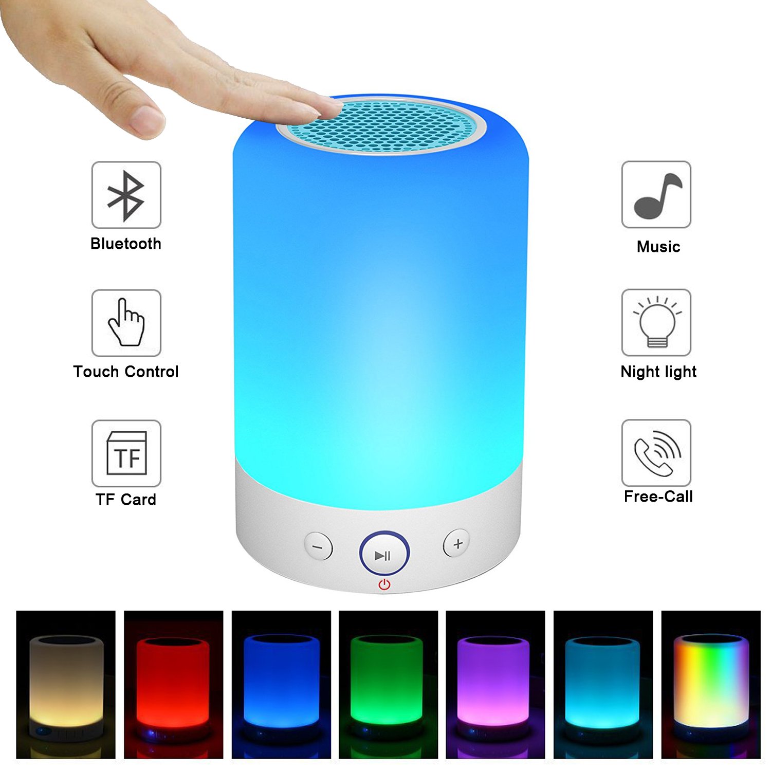 Color Changing Light Bluetooth Speaker