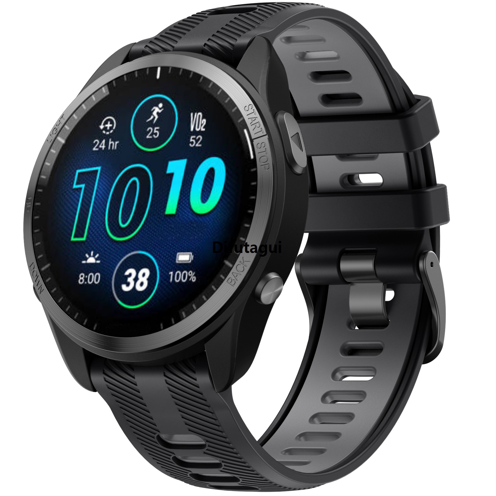 Difutagui 2025 New 22mm Garmin Official Silicone Band Easy Fit Strap For Forerunner 【2025 Version】 955/945 Original Bracelet Forerunner 965 Watch Belt Istinct1 2