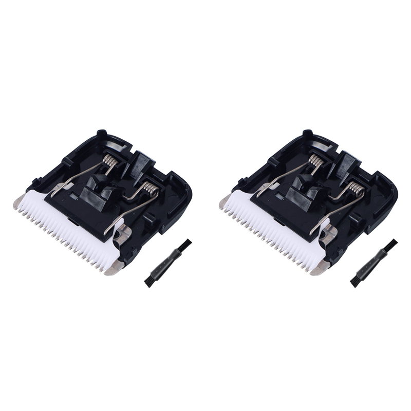 OUMERY 2X Replacement Hair Clipper Blades Ceramic Cutter for Boost Hair Cutter Hair Clipper Universal Accessories A