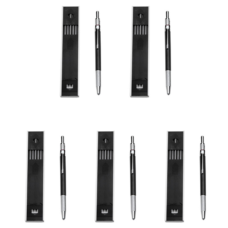ZOROOM 2.0mm Mechanical Pencil Lead Pencil for Draft Drawing Carpenter Crafting Art Sketching with 60 Pcs Refill - Blue