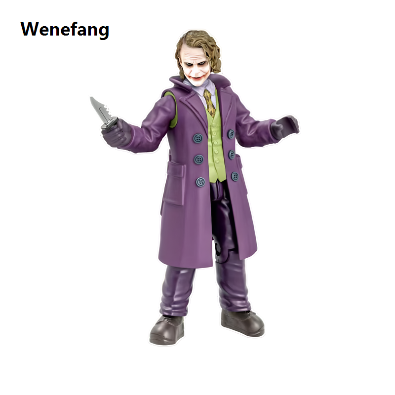Wenefang DC Justice League Blind box ABS DIY Bruce Wayne Batman Joker Armored Hot Selling Bane Model Action Figure Anime Doll Kids Toys Birthday Gift