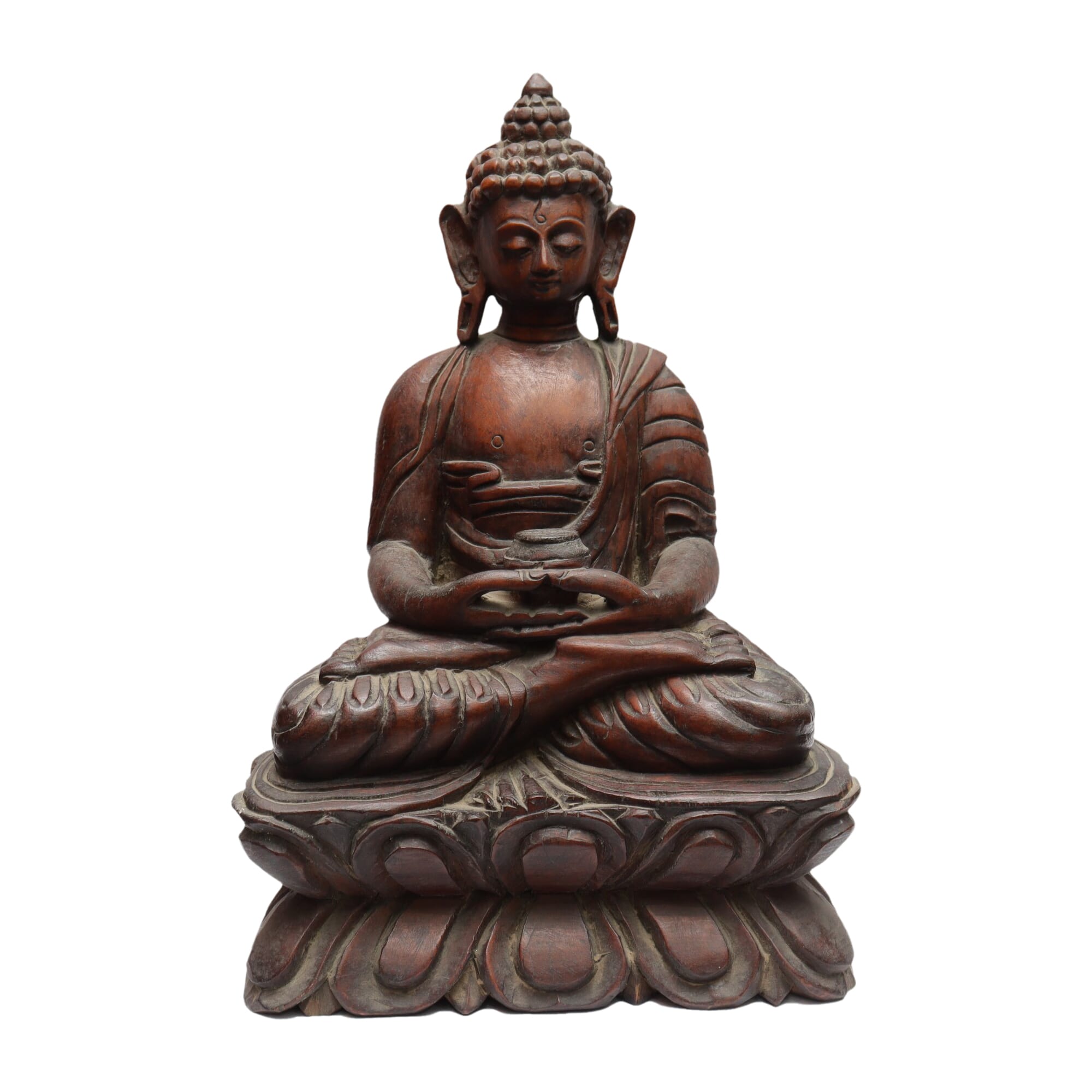 Black Wood Buddha Statue Big Size