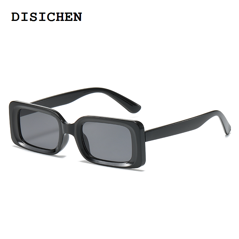 DISICHEN Luxury Fashion Classic Small Rectangle Frame Sunglasses for Women Retro Men Square Driving Sun Glasses Male Shades Eyewear UV400
