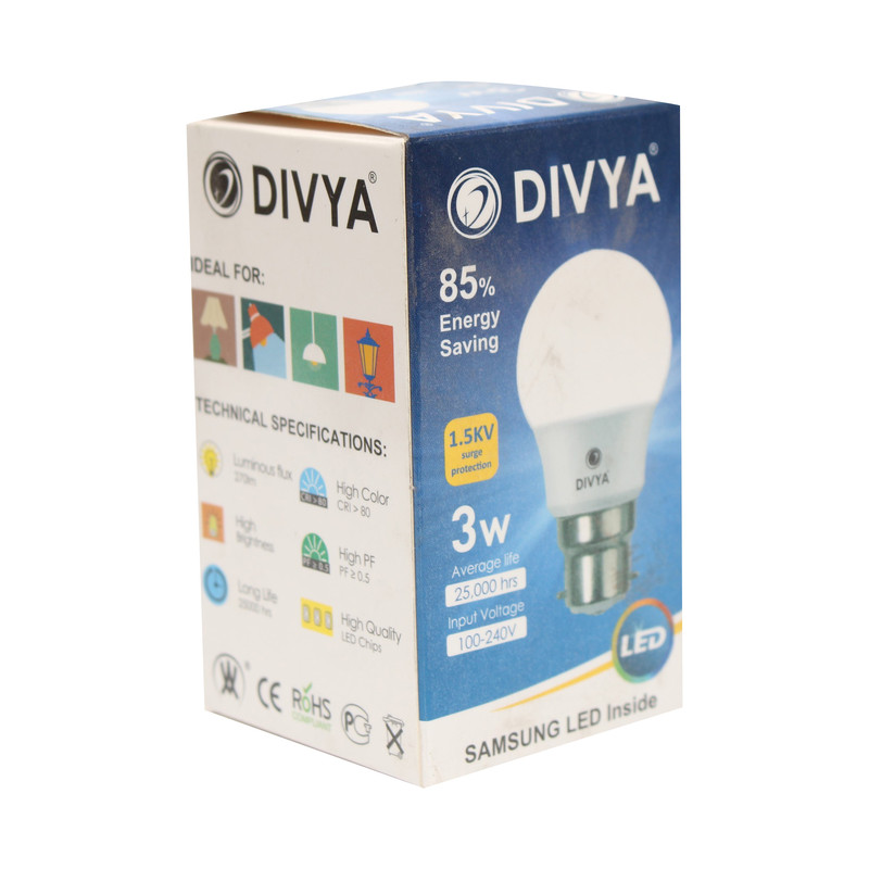 Divya 3W LED Light Bulb