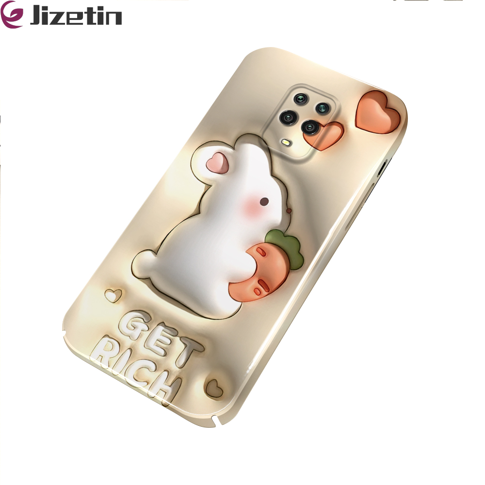 Jizetin for Redmi Note 12 Pro 5G Back Cover Cute Rabbit Luxury Slim Hard Crashproof Mobile Phone Case