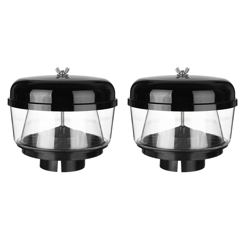 JINMY 2X 3.5 Inch 88mm Water Trap Snorkel Air Ram Pre Cleaner Air Flow Car Snorkel Sand Cup for