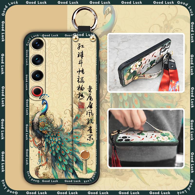 Back Cover protective Phone Case For MOTO X40/X40 Pro Shockproof Silicone Anti-dust Chinese style Soft case old lady