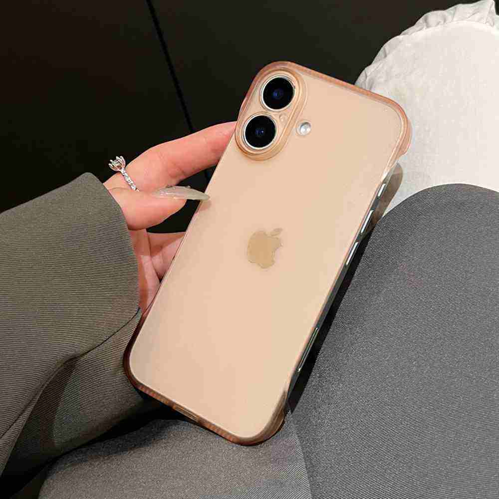 HODON Ultra-thin Broderless Matte Phone Case for iPhone 16 Pro Max 16 Plus Cases Slim Frameless Transparent Protector PC Hard Cover