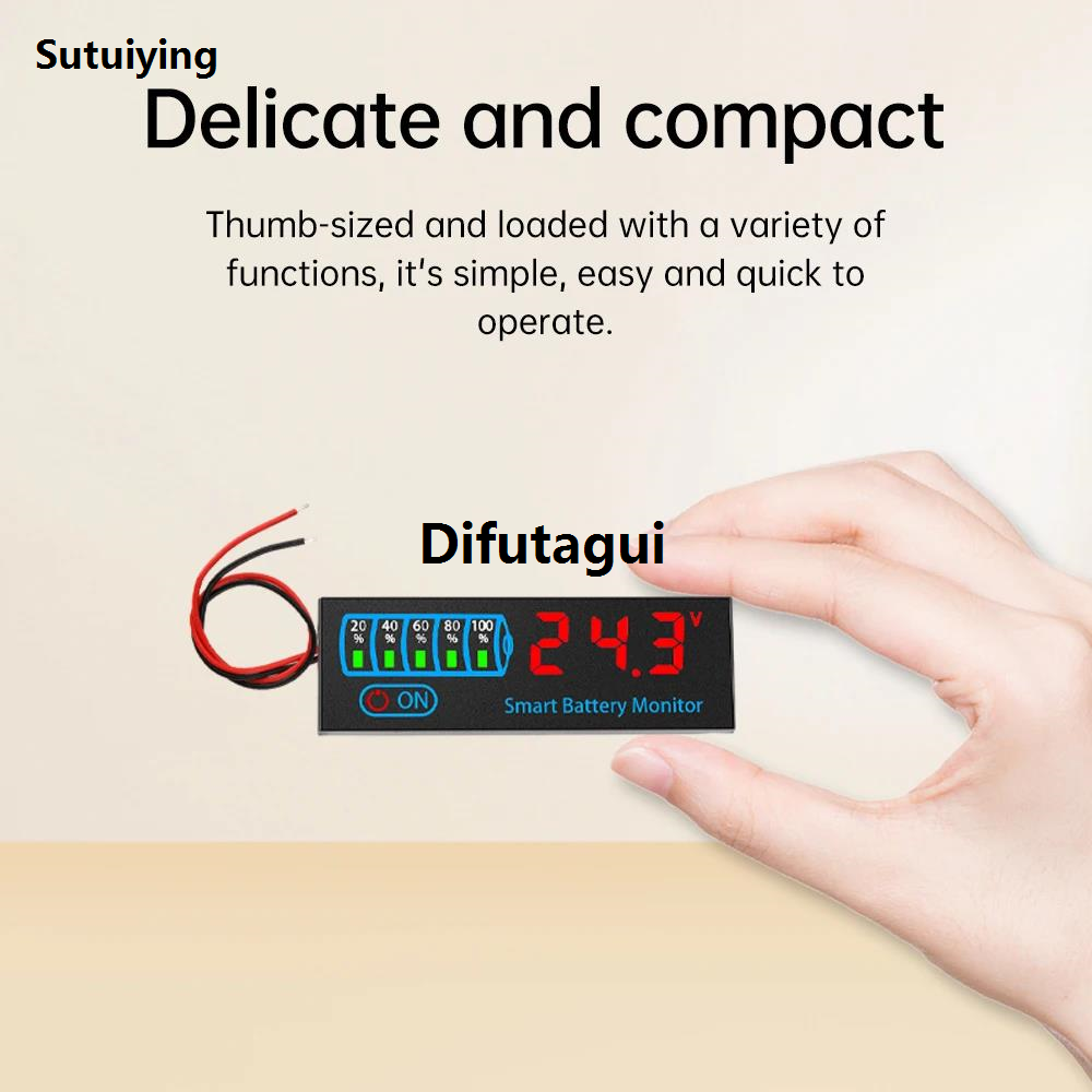 Difutagui DC 7-55V Acid/Lithium Universal Battery Charge Indicator Board 2025 Bargain price New Battery Level Indicator Voltage Battery Charging Tester