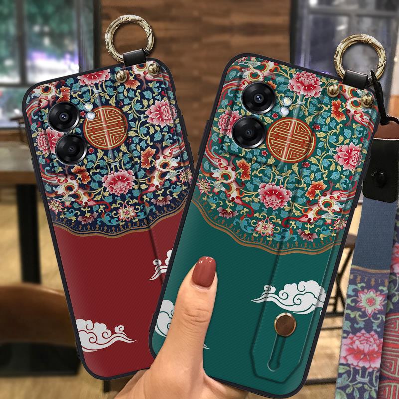 Soft case Chinese style Phone Case For OPPO A77 5G Global/K10 5G Global/A56S 5G ring Fashion Design Kickstand Waterproof