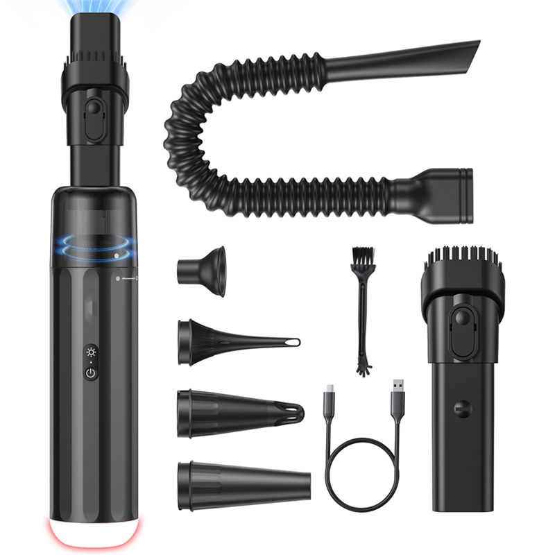 13000PA Powerful Car Vacuum Cleaner High Cordless Rechargeable, Handheld Vacuum, Mini Vacuum with LED Light