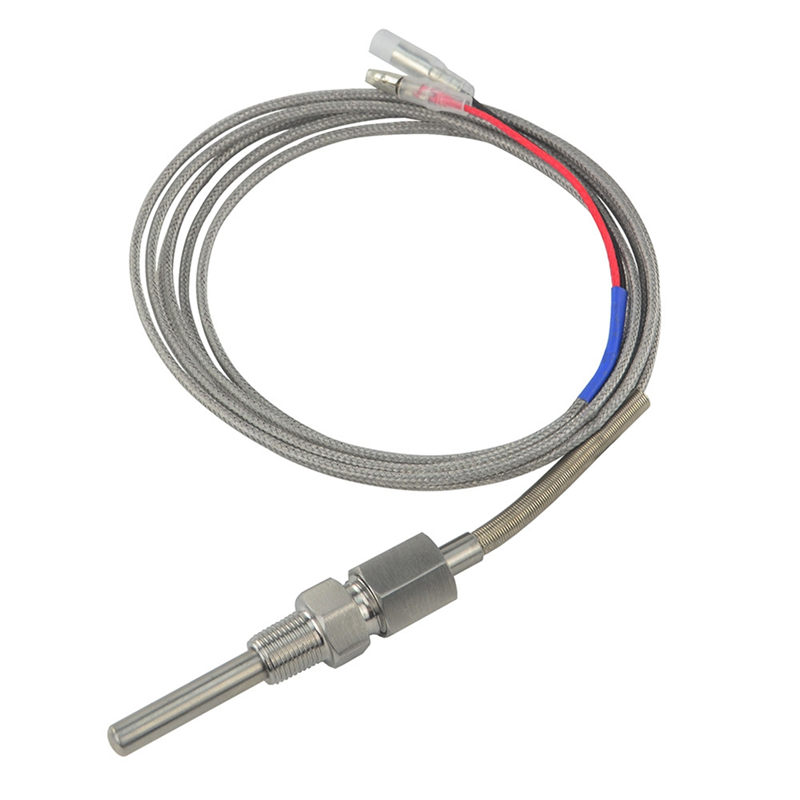 fasdaga 2X Temperature Sensor K Type Thermocouple Probe Exhaust Temperature Sensor Thread Exhaust Temperature Sensor