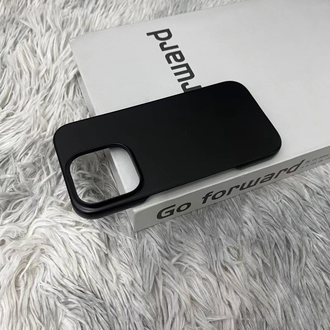 HODON Luxury Carbon Fiber Relief Phone Case For iPhone 16 14 12 13 15 Pro Max Cases Matte PC Hard Shockproof Cover