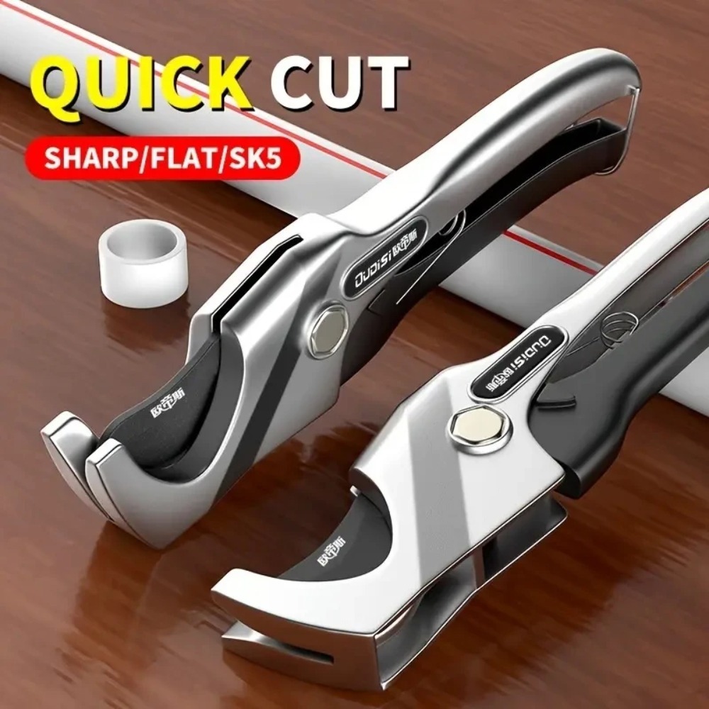 New Multi-Purpose Pipe Cutter Water-Resistant Plastic Cutter Non-Slip Rubber Tubing PVC Hand Tools