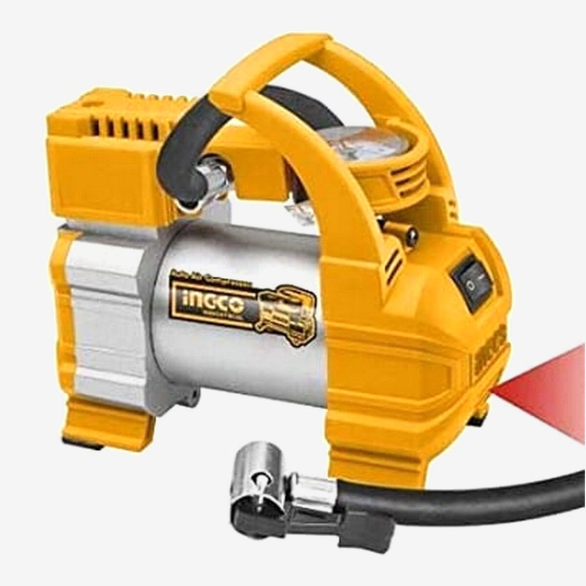 INGCO Auto Air Compressor DC12V 140PSI AAC1408 | INGCO Tyre Infaltor | Air Volume 35L/Min| Air Compressor With LED Light
