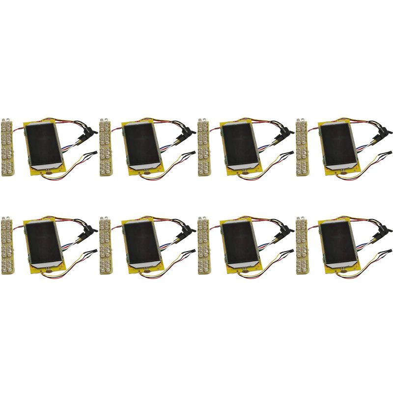 JAERBEE 8X 36V Electric Scooter Display LCD Screen 8 Inches Electric Scooter Replacement Accessories Suitable for S1 S2 S3