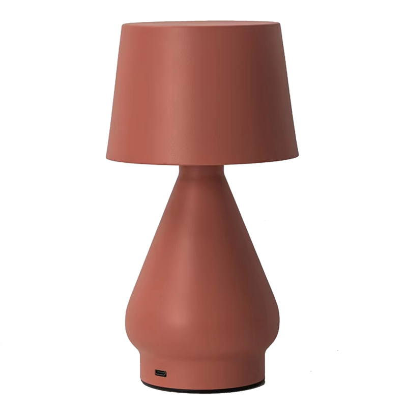 Rechargeable Iron Desk Lamp for Home Bedroom Restaurant A