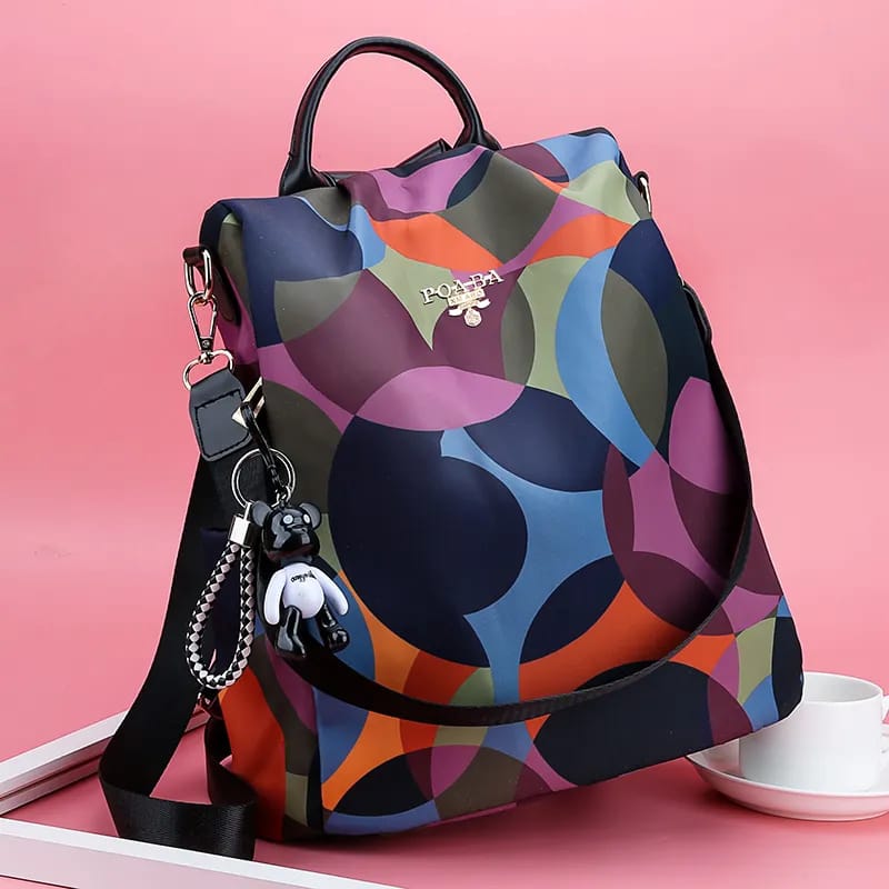 Fashion Anti-theft Backpack Women Casual Waterproof School Bags for Teenage Girl Multi-Function Shoulder Bag Travel Rucksack