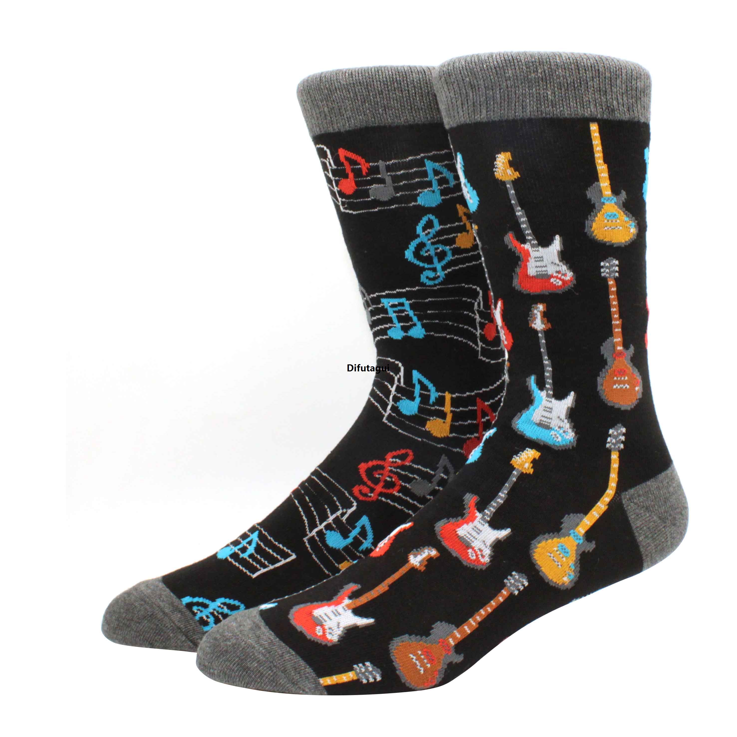 Difutagui Universal Men's and Women's Trend Socks AB Socks Animal Creative Men's Hot New style Selling Socks Spring Cotton Funny Cute Art Flexible Fruit Women Harajuku