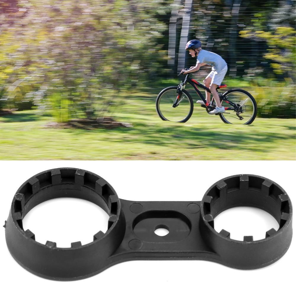 2PCS Portable Double Head Bicycle Front Fork Spanner 84.6mm Plastic Bicycle Front Fork Wrench Lightweight Bicycle Fork Wrench Mountain Bike Repair