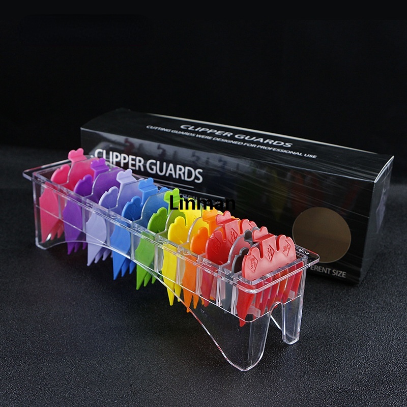 10Pcs Fashion Men Hair Clipper Limit Comb Salon Barber Cutting Guide Replacement Attachment Hair Trimmer Styling Tools