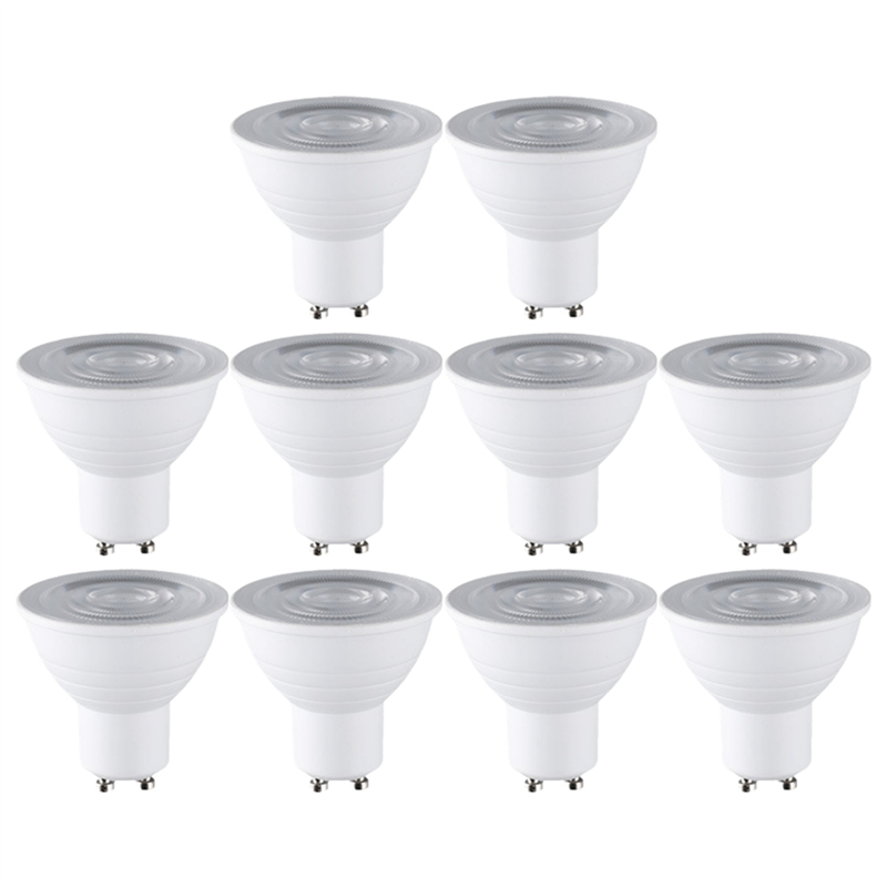 10PCS Ceiling Spotlight Set 7W GU10 Base Energy Saving Downlight LED Light Indoor Lighting