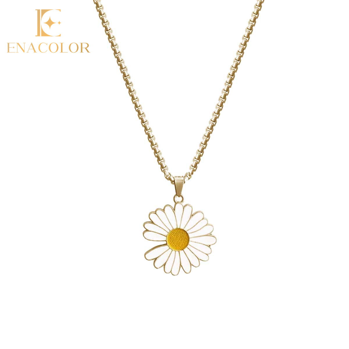 Enacolor Korean Flower Daisy Sunflower Bracelets for Girl New Accessories