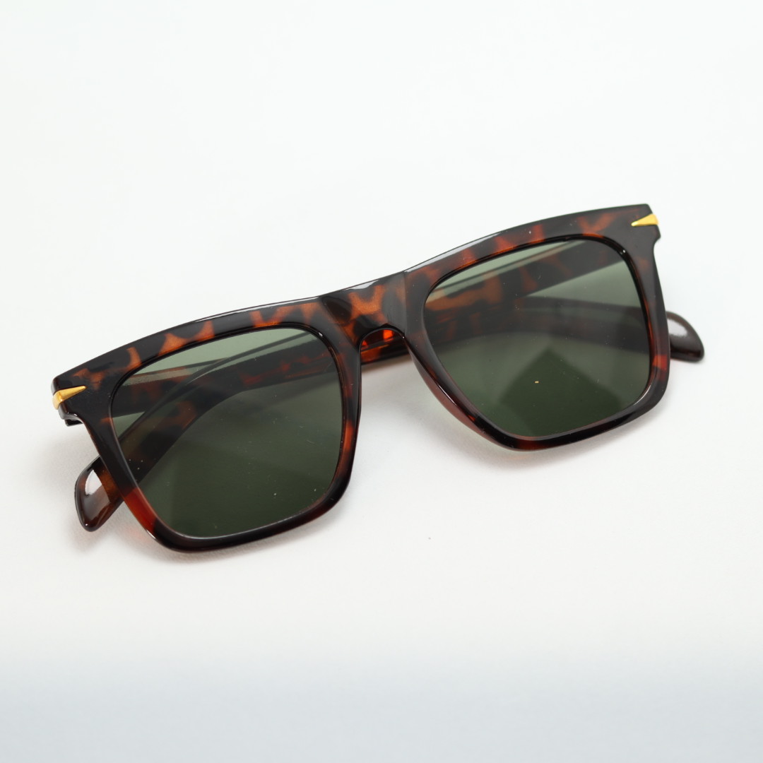 DV Animal Print Square Sunglasses For Men And Women