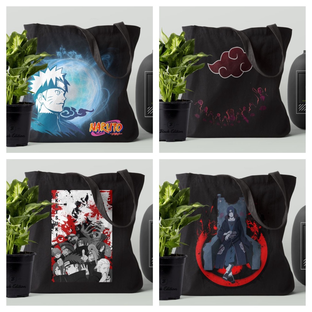 Anime Naruto Canvas Tote Bags Tuition Students Bags NCCT