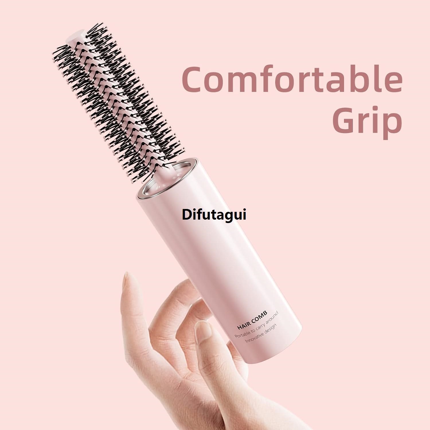 Difutagui Traveler detachable in applicable, combing brush piece 1 round High Quality portable curls scalp head massage hairbrush with hair tools
