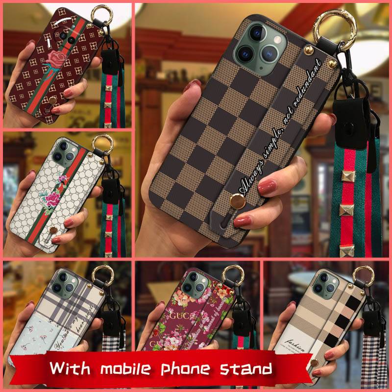 Luxury Shockproof Phone Case For Nothing Phone4A Pro Kickstand Classical Waterproof Wrist Strap Durable Lanyard Ring