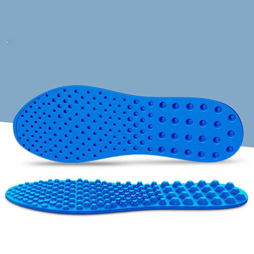 Sports Shoe Sole Soft Massage Insoles Comfort Shock Absorption Shoes Insole Acupressure on Foot Sweat Absorption Men Women Shoe Sole