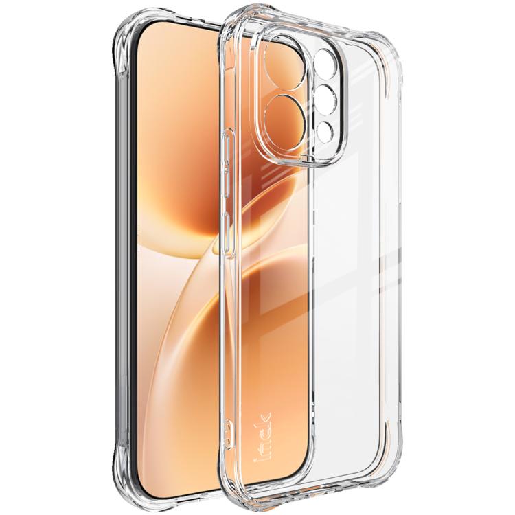 Slim Soft Silicon Shockproof Transparent TPU Back Case Cover for Honor 400 - Clear