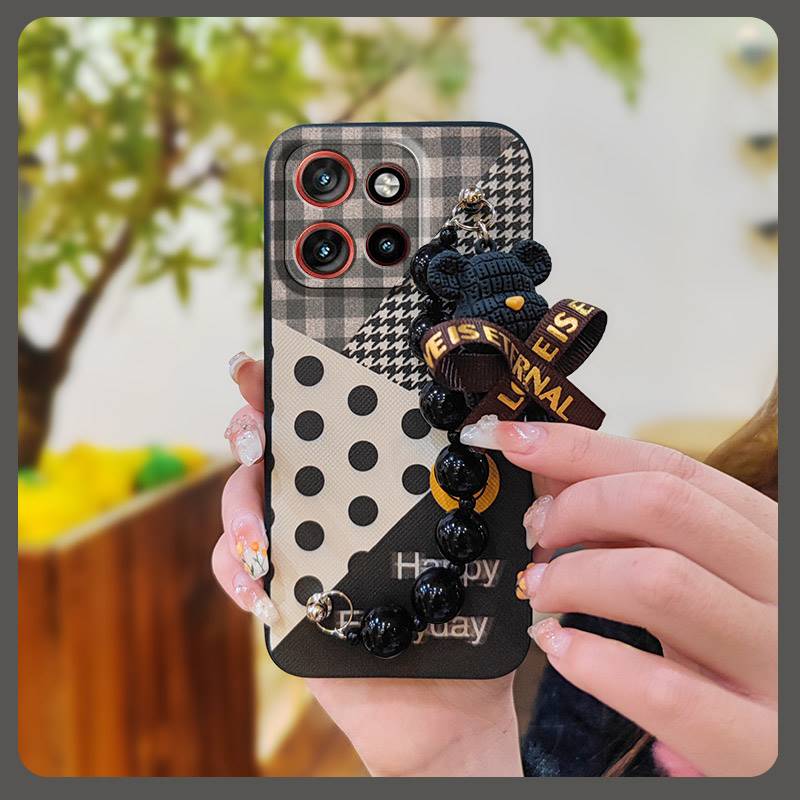 Anti-knock Skin-friendly feel Phone Case For MOTO G86 5G silicone Back Cover Cartoon Waterproof Simplicity cute