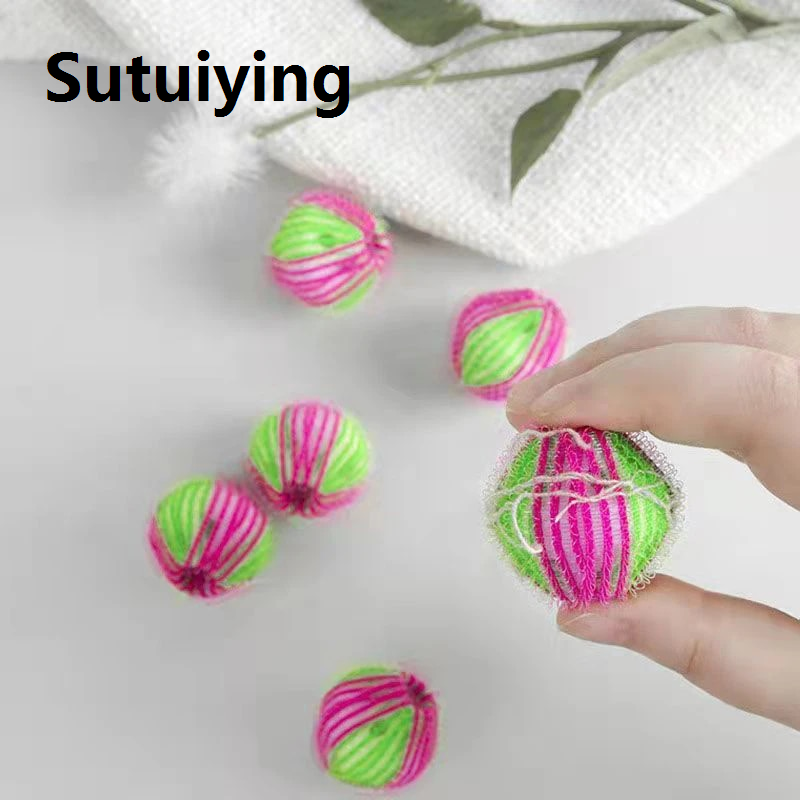 Sutuiying transparent bag Pet Hair Remover Washing Machine Fur Lint Catcher Filtering Ball Pet Lint Remover Reusable Household Cleaning Accessories Tool