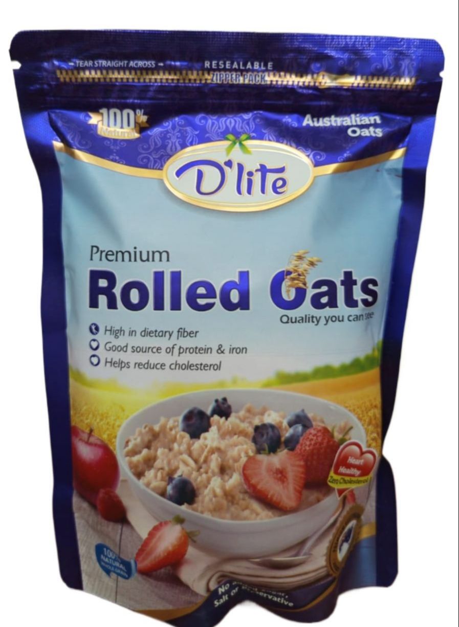Dlite premium Rolled Oats Pouch 350g
