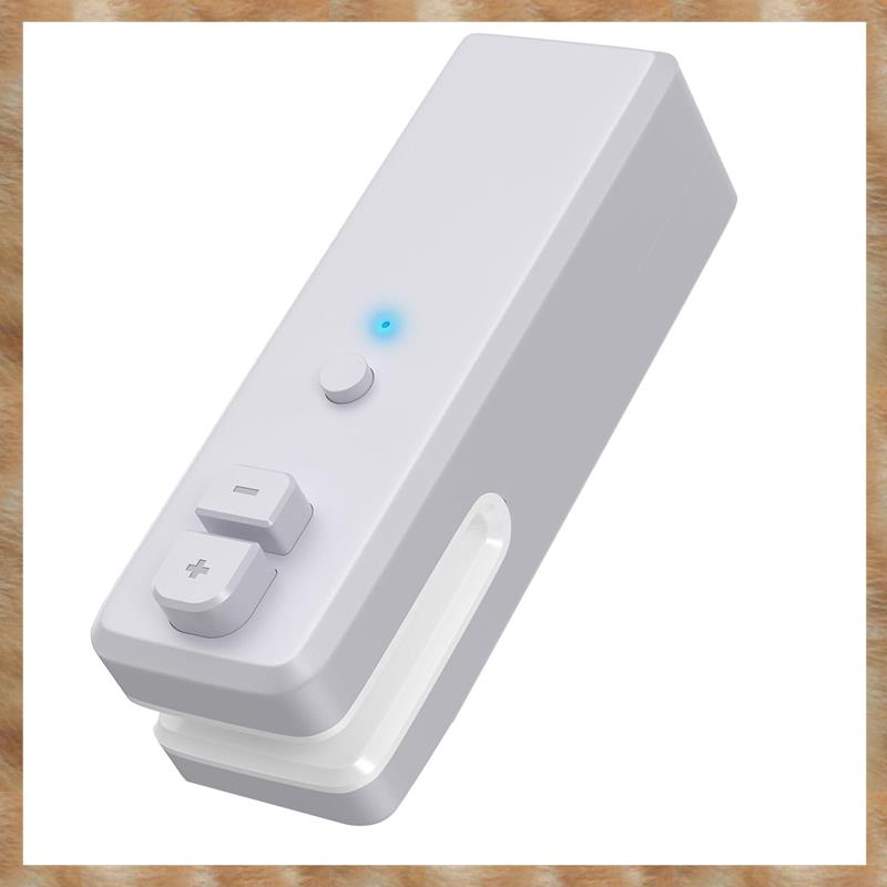 Bag Sealer , 3 in 1 Mini Bag Sealer Heat Seal with Cutter & Magnet,Rechargeable Mini Chip Bag Vacuum Sealer Machine Grey