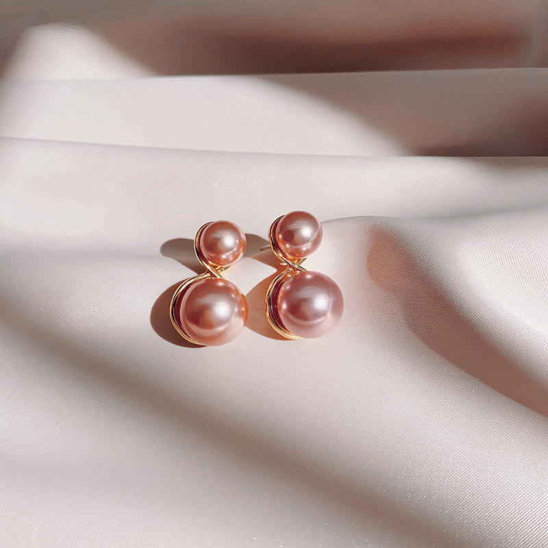 Elegant Pearl Ball Dangle Earrings for Girl New Fashion 2023 Ins