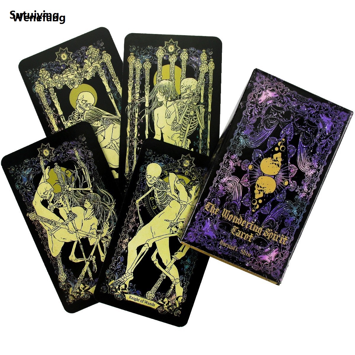 Wenefang Sutuiying The Wandering Spirit Tarot Deck For Fate Divination Leisure Sales promotion Entertainment Card Game New High Quality Board Games