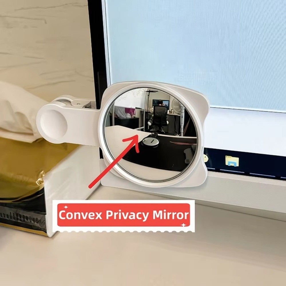 New Reflection Clip Smartphone Camera Lens Portable Convex Selfie Mirror Clip Anti-Spy Phone Rear Selfie Mirror Smartphone