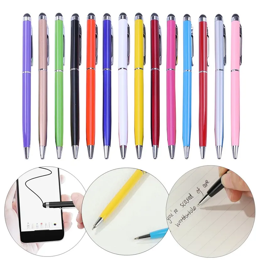 Gift Mini Mobile Phone Universal Writing Supplies Waterborne Pen Ballpoint Touchscreen pen