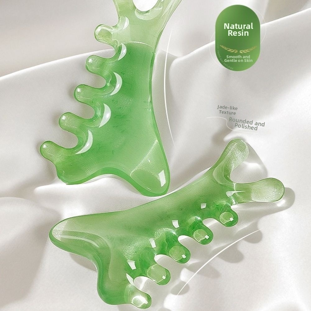 New 4-in-1 Massage Comb Multifunctional Dolphin Head Meridian Combs Facial Muscle Pulling Octopus Beauty Tools