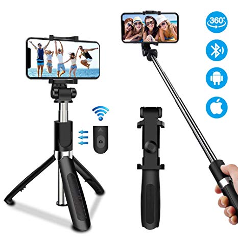 r1 Bluetooth Mini Extendable Folding Tripod Selfie