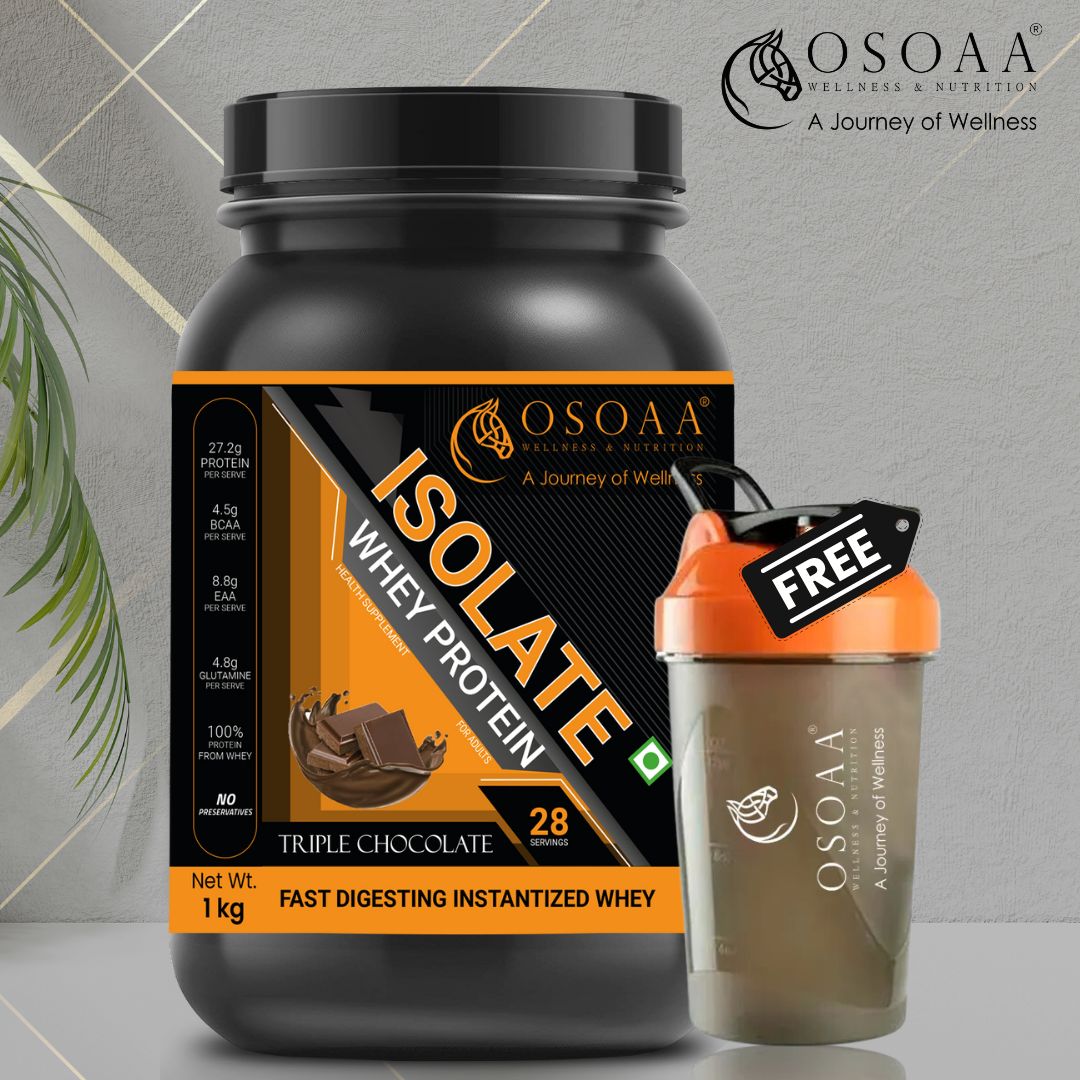 OSOAA 100% Whey Protine Isolate | Chocolate - 1kg
