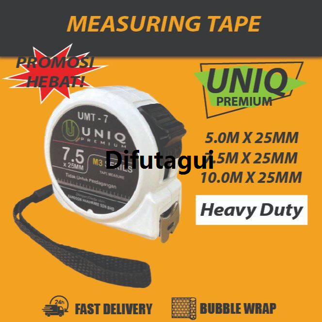 Difutagui Measuring Tape (5m 7.5m 10m) Measurement Tape Ruler Fifty percent discount Tape Pita Pengukur Tali Tape Pita Ukur 卷尺